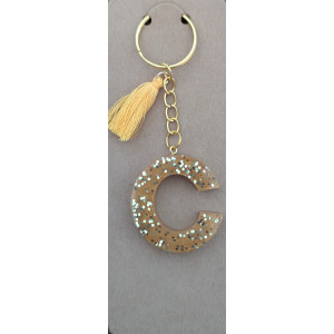 PORTE-CLÉS LETTRE C