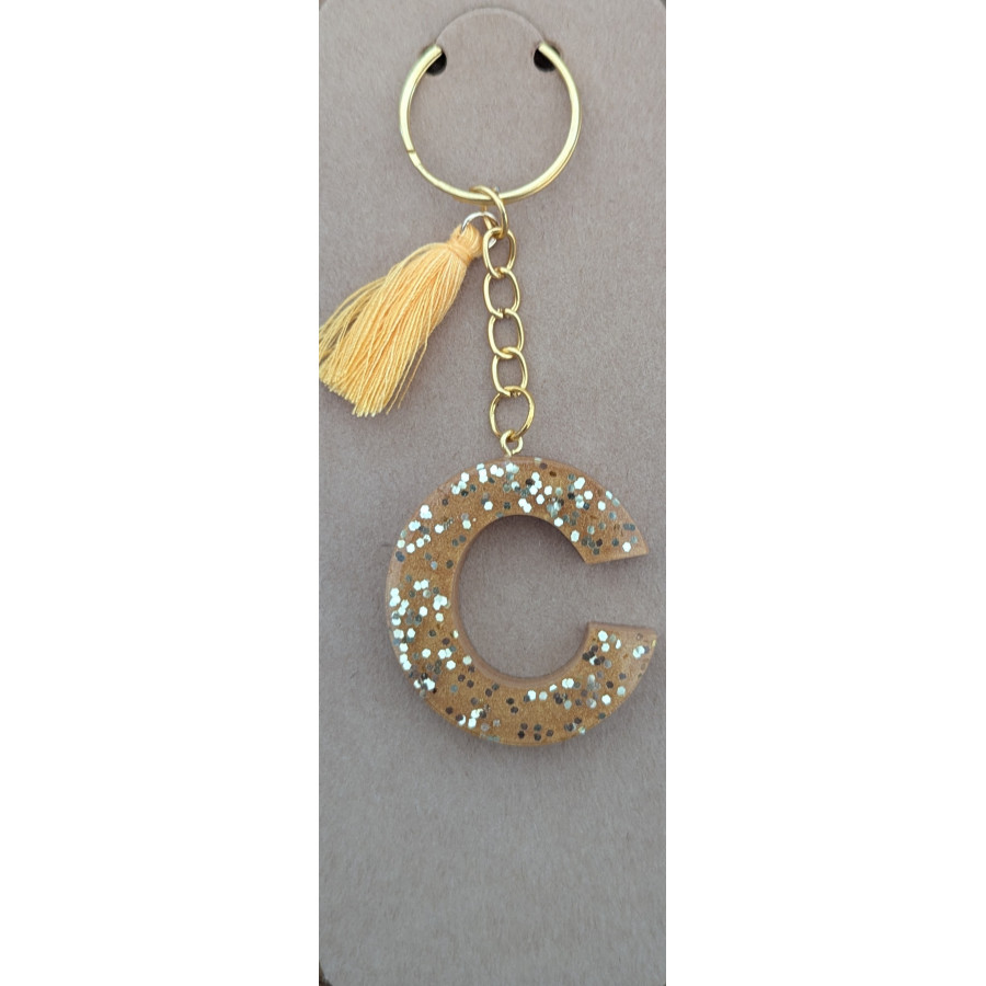 PORTE-CLÉS LETTRE C