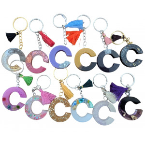 PORTE-CLÉS LETTRE C